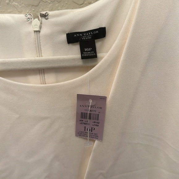 NWT ANN TAYLOR WHITE DRESS - Picture 3 of 7